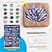 NATIONAL GEOGRAPHIC Mega Gemstone Dig Kit – Dig Up 15 Real Gemstones and Crystals, Science Kit for Kids, Gem Digging Kit, Gift for Girls and Boys, Mining Kit, Rock Collection