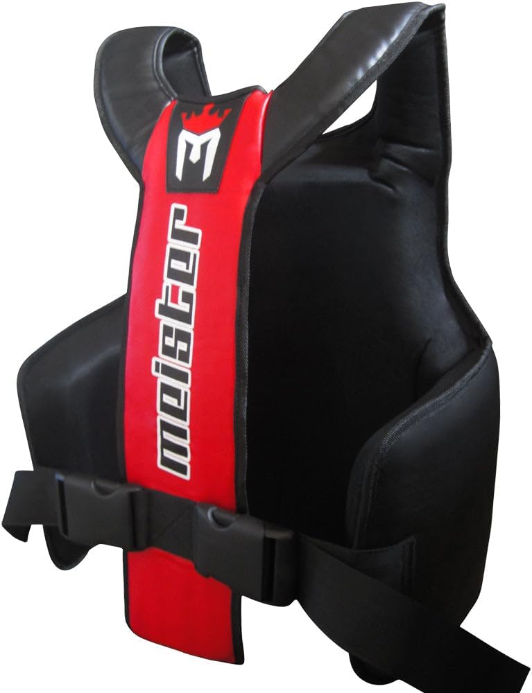 Meister Full Torso Chest Guard w/Gel Padding for MMA, Boxing & Muay Thai