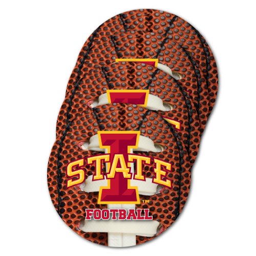 VictoryStore Coasters - Iowa State University Coaster Set, Football Design, Set of 4
