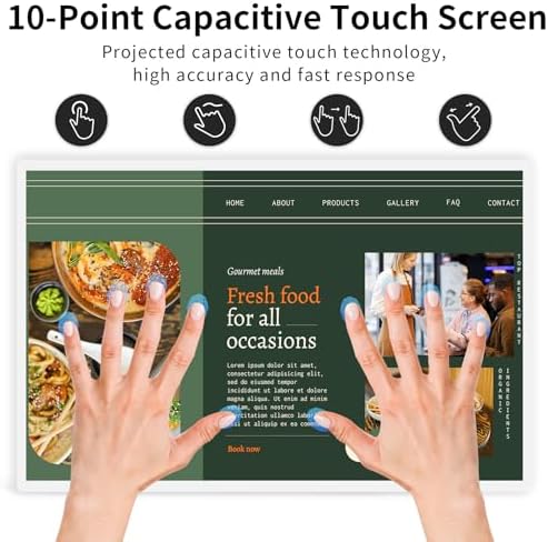 15.6" Digital Signage Display with Adjustable Stand