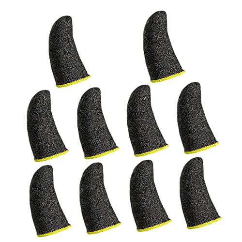 POPETPOP 10pièces Protège-Pouce pour Téléphone Et Protège-Doigts pour Jeux Vidéo Lot de Manchons Anti-Transpiration avec Élasticité