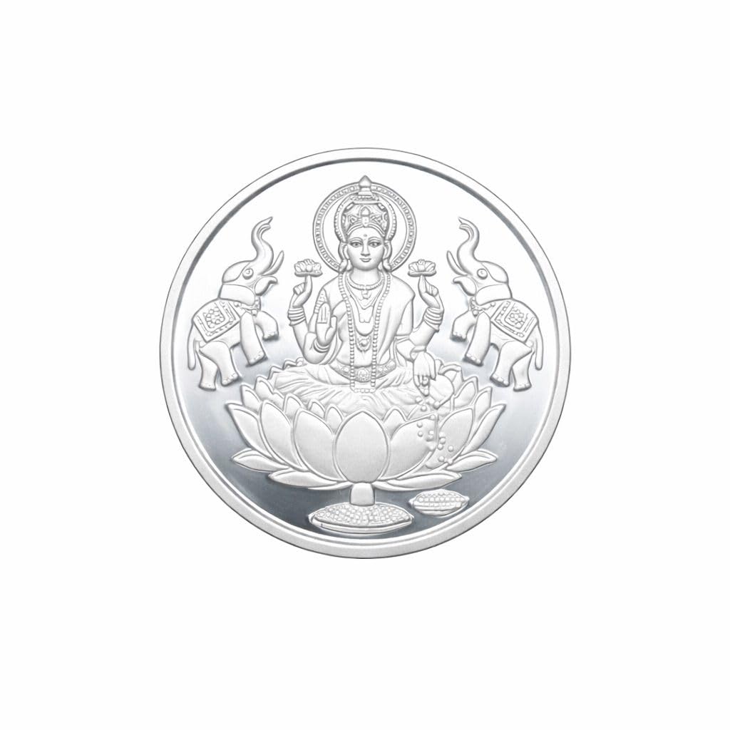 ishna gold & silver Ishna 999 Purity Lakshmi/Om Silver Coin 2 Gram | Pure Fine Silver Coin for Pooja, Diwali, Akshaya Tritiya, Wedding & Housewarming Gifts-picture-15