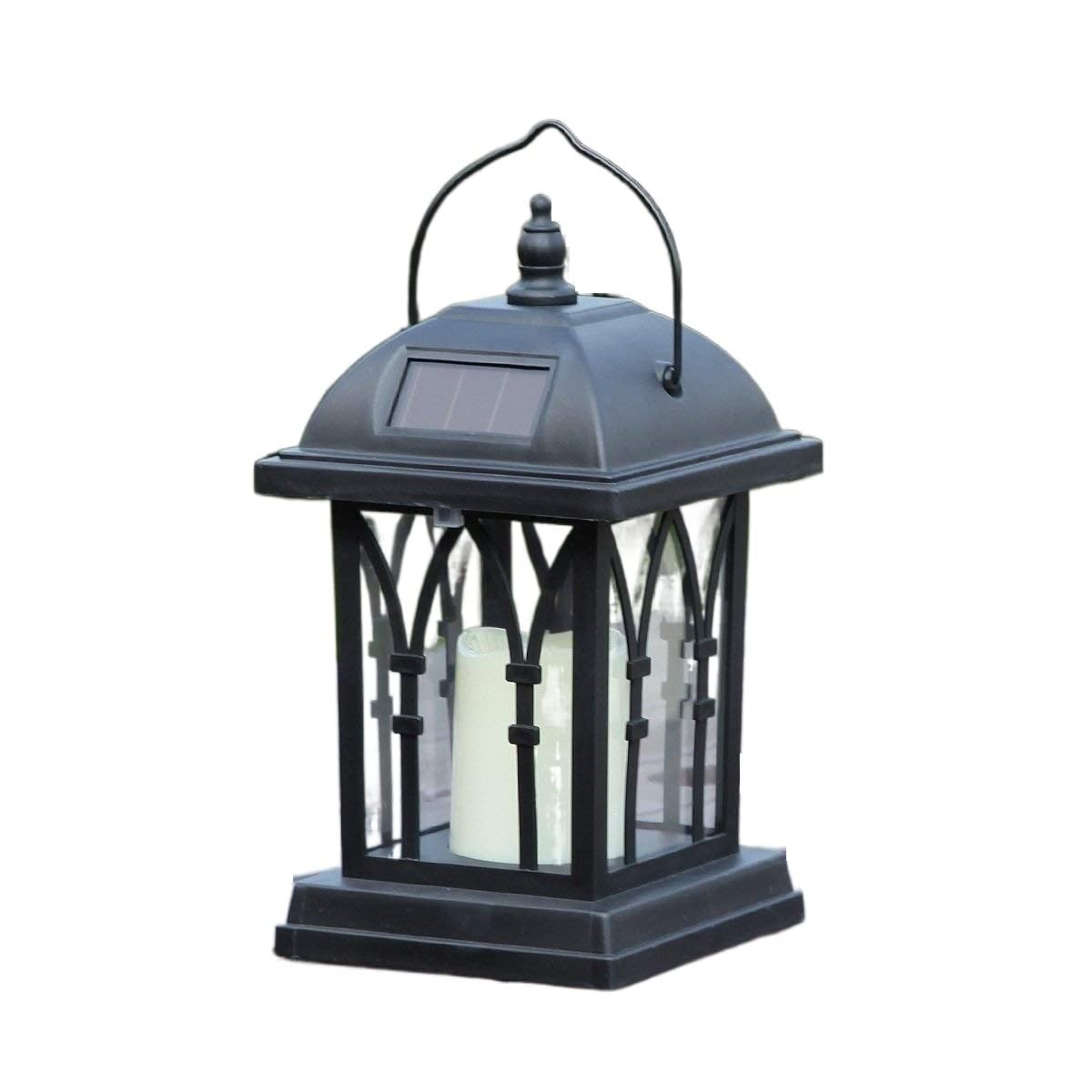 Lampe solaire d'extérieur LED pour jardin et balisage de colonne étanche