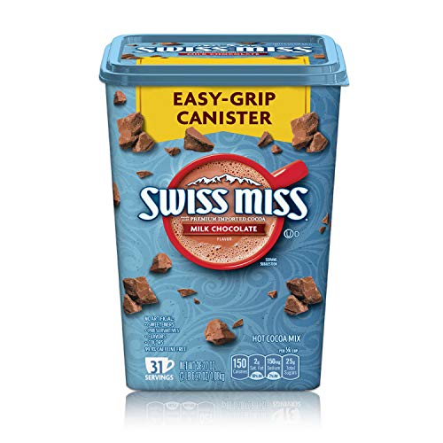 Swiss Miss Milk Chocolate Flavor Hot Cocoa Mix Canister, 38.27 Oz