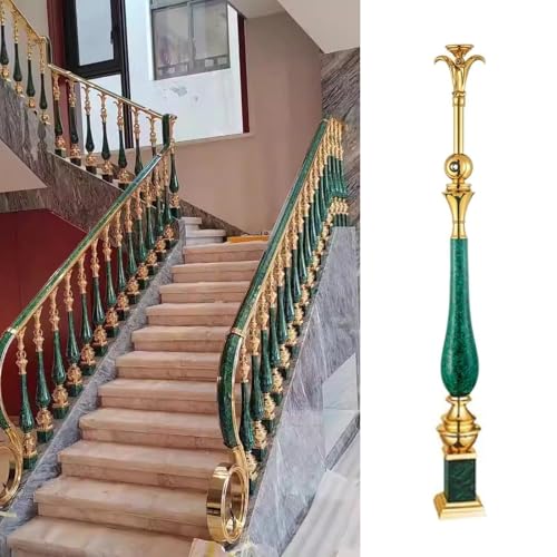 Balustres pour hôtel et villa en métal vert créant une ambiance accueillante et sûre