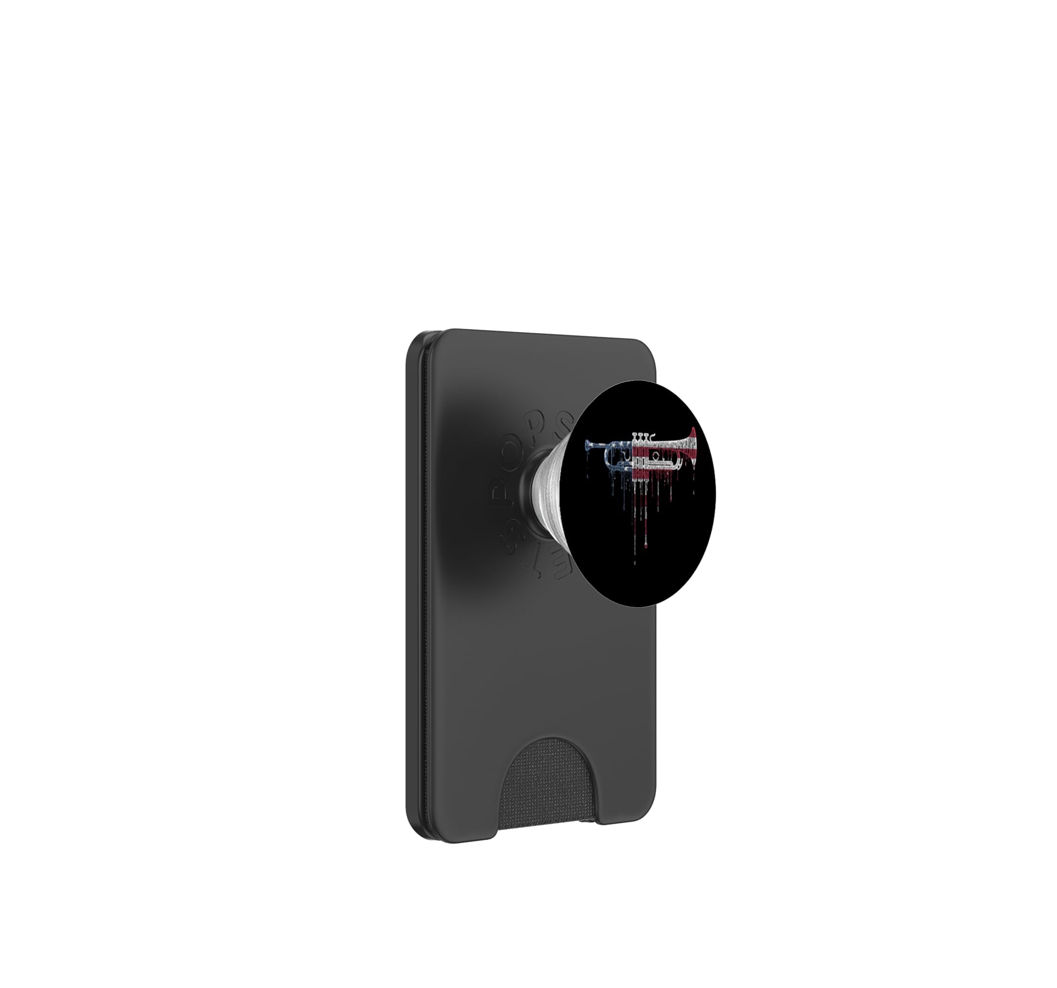 PopSockets PopWallet con Bandera Americana para MagSafe de Músicos 7