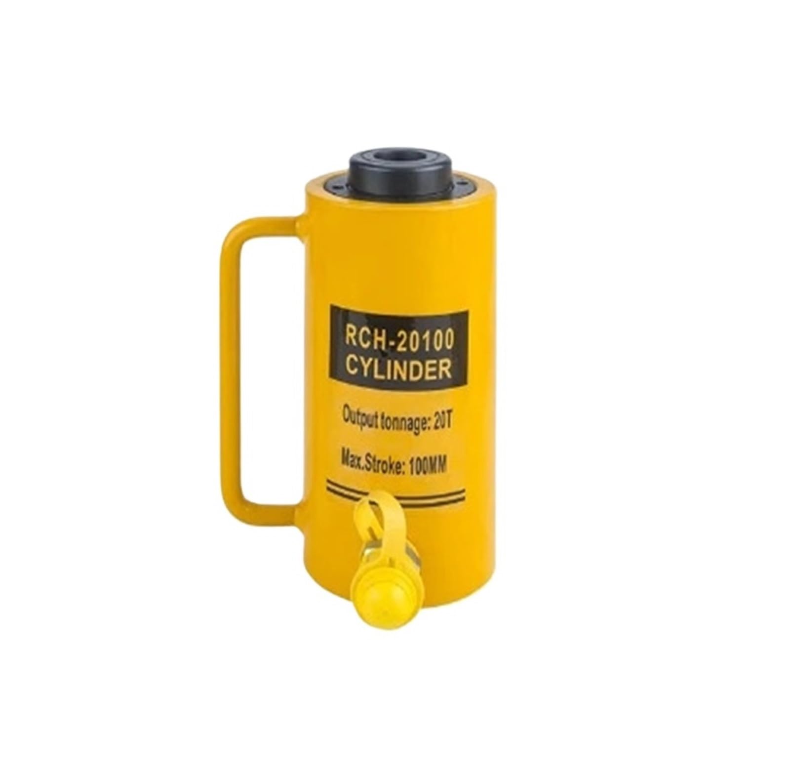 DUOCAI Hydraulic Ram Jack Multi-Section Stroke Hollow hydraulic jack, hydraulic cylinder, electric split type RCH-20T30T60T100 ton hollow jack(20T100mm)