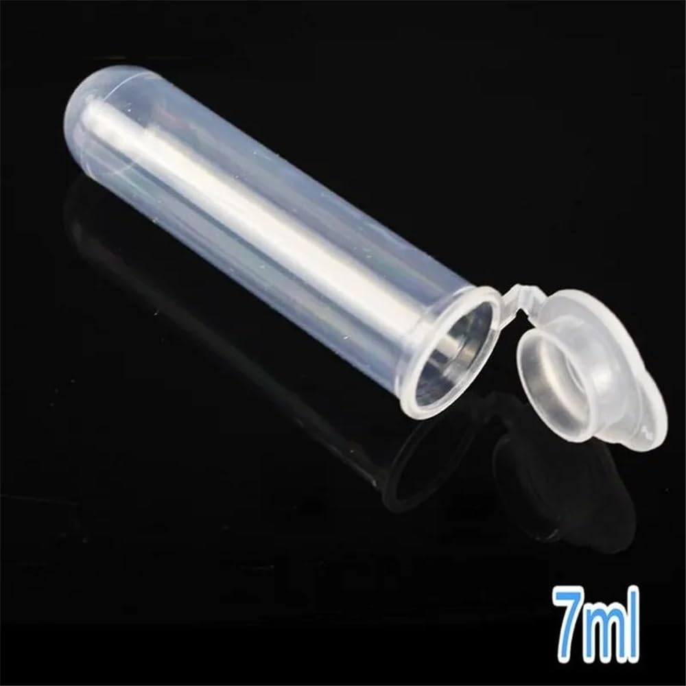 Équipements et fournitures de laboratoire Tubes en plastique avec bouchon for échantillons de laboratoire, 2 ml, 5, 7, 10, 15, 100/200/300/500 pièces