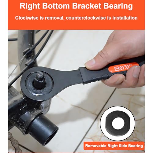 SONZUIA 36mm Box End Wrench for Removing Vintage Bicycle Bottom Brackets Cups