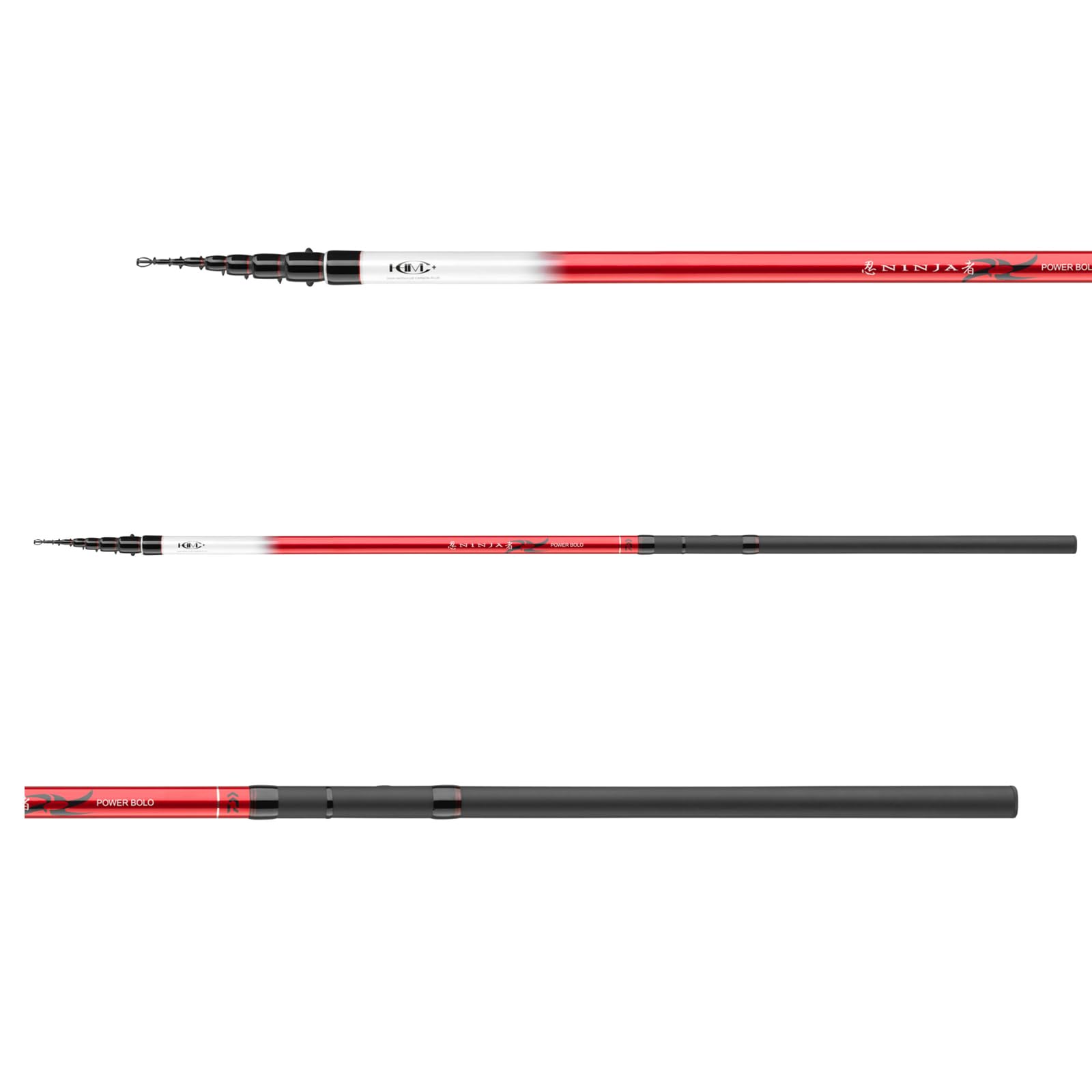 Daiwa Ninja X Bolo Canne à pêche bolognaise 4 m, 5 m, 6 m (5 m / jusqu'à 25 g)