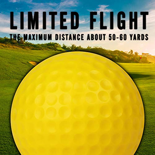 CHAMPKEY Practice Foam Golf Balls - 16 or 32 Pack | Limited Flight, True Spin and Feel Training Balls - Image 6