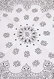 Urban Classics Unisex chusta na g?ow? Multicolor 3-pak bandana, mieszane wielopak dost?pny w 3 modnych kombinacjach kolorystycznych, jeden rozmiar, fioletowy & bia?y & ró?owy, jeden rozmiar