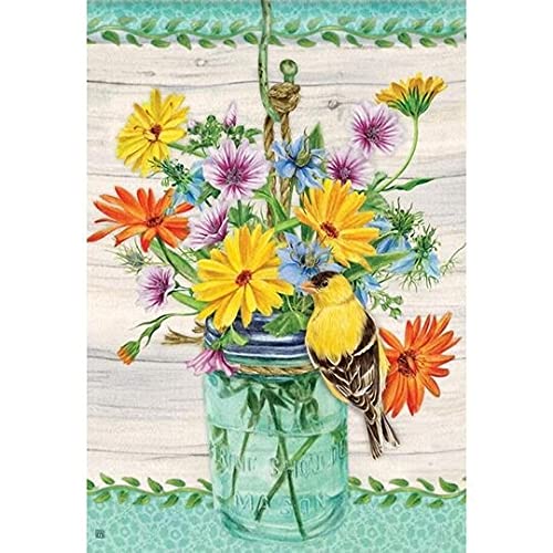 Peinture Diamant Kits Fleurs Jaunes 80x220cm pour combler les grands murs vides