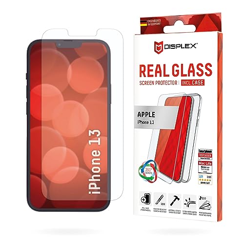 Verre trempé iPhone 13 Displex ultra dur 10H avec coque de protection haut de gamme