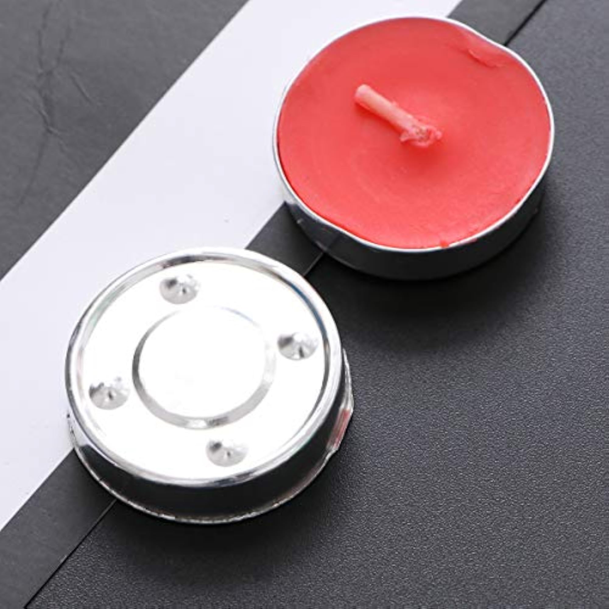50pcs Small Flickering Decorative Candles (Red)