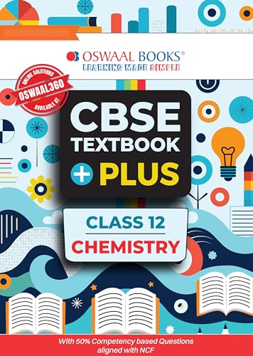Oswaal CBSE Textbook Plus Chemistry For Class 12 | With 50% compe...