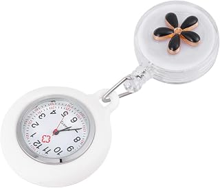 Mens Diamond Watch Nurse Stethoscope 2PCS Flexible Pocket Watch Hanging Watch Doctor Nurse Watch Watch (F10020+ F10022) Mens Diamond Watches Nurses Watch