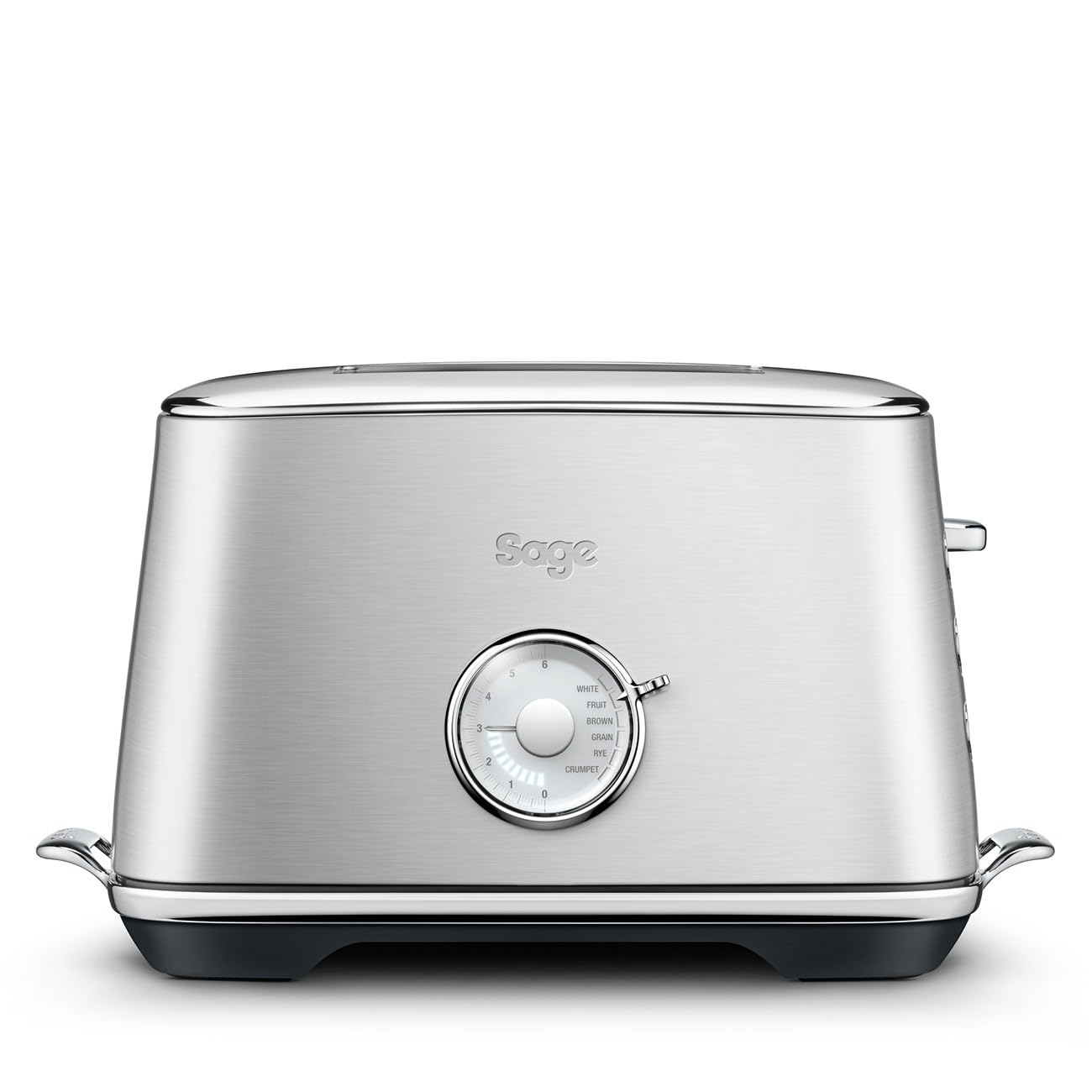 Sage Toast Select Luxe, 2-Scheiben-Toaster, Gebürsteter Edelstahl | 2-Scheiben-Toaster mit LED-Countdown-Anzeige, Mit Liftfunktion, 6 Einstellungen, Verstellbarer Bräunungsgrad, 840-1000 W