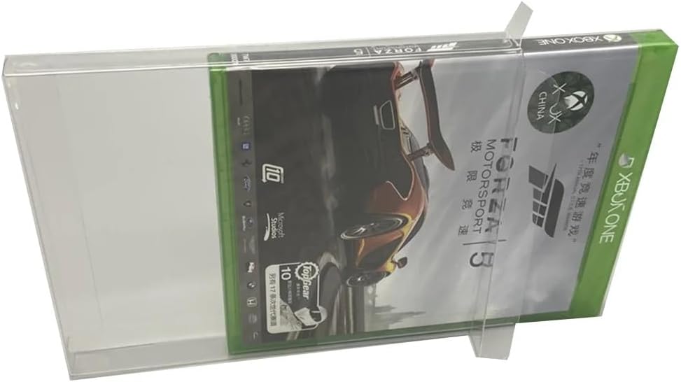 Link-e : Pack of 10 Plastic Protective Cases Compatible with Xbox One Console Game Box
