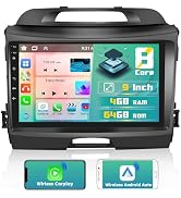 Hikity Dashboard Radio Kit voor Kia Sportage 2010-2016, 8 Core, 4G + 64G, 9 inch, Android 13, 2DI...