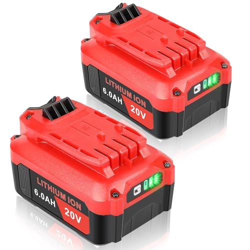 Stairlie Upgraded 2-Packs Replacement 6.0 Ah Battery for Cra
