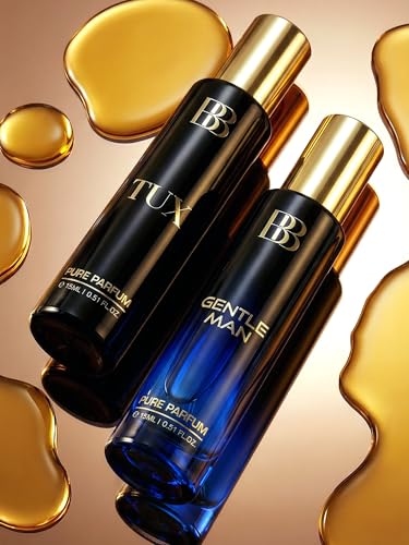 Image of Bergamot Beaute Gentleman & Tux Perfume Luxury Gift Set for Men Long Lasting Combo With Amber Musk & Leather 2 x 15 ml Travel Friendly | Perfume For Man