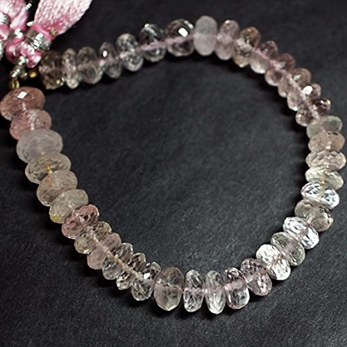 Fil de quartz rose LKBEADS de 7-10 mm en pierres taillées haut de gamme pour joaillerie
