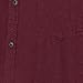 Amazon Essentials Men's Regular-Fit Long-Sleeve Two-Pocket Flannel Shirt, Burgundy Heather, X-Small