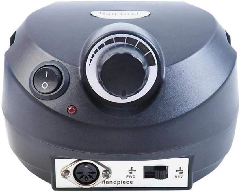 Lima per Unghie Elettrica Professionale 35000 Giri/min Kit per Manicure E Pedicure Trapano per Lima per Unghie Elettrico per La Polimerizzazione dello Smalto in Gel Strumenti per Manicu, Black
