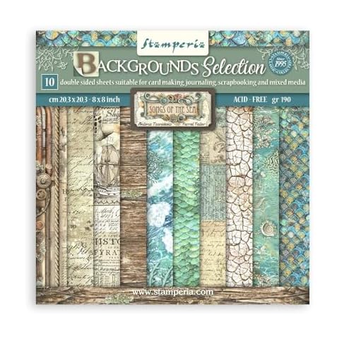 Stamperia Songs of the Sea Paper Pack Cover