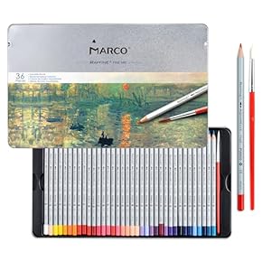 色鉛筆  シャーペン式 色鉛筆  ペン セット Amazon | Four Candies 色鉛筆セット 36色 2.6mm 色シャープ