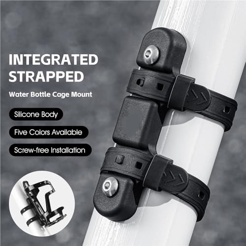 Porte-bouteille moto sans perçage support d'eau à sangles anti-vibration - 3