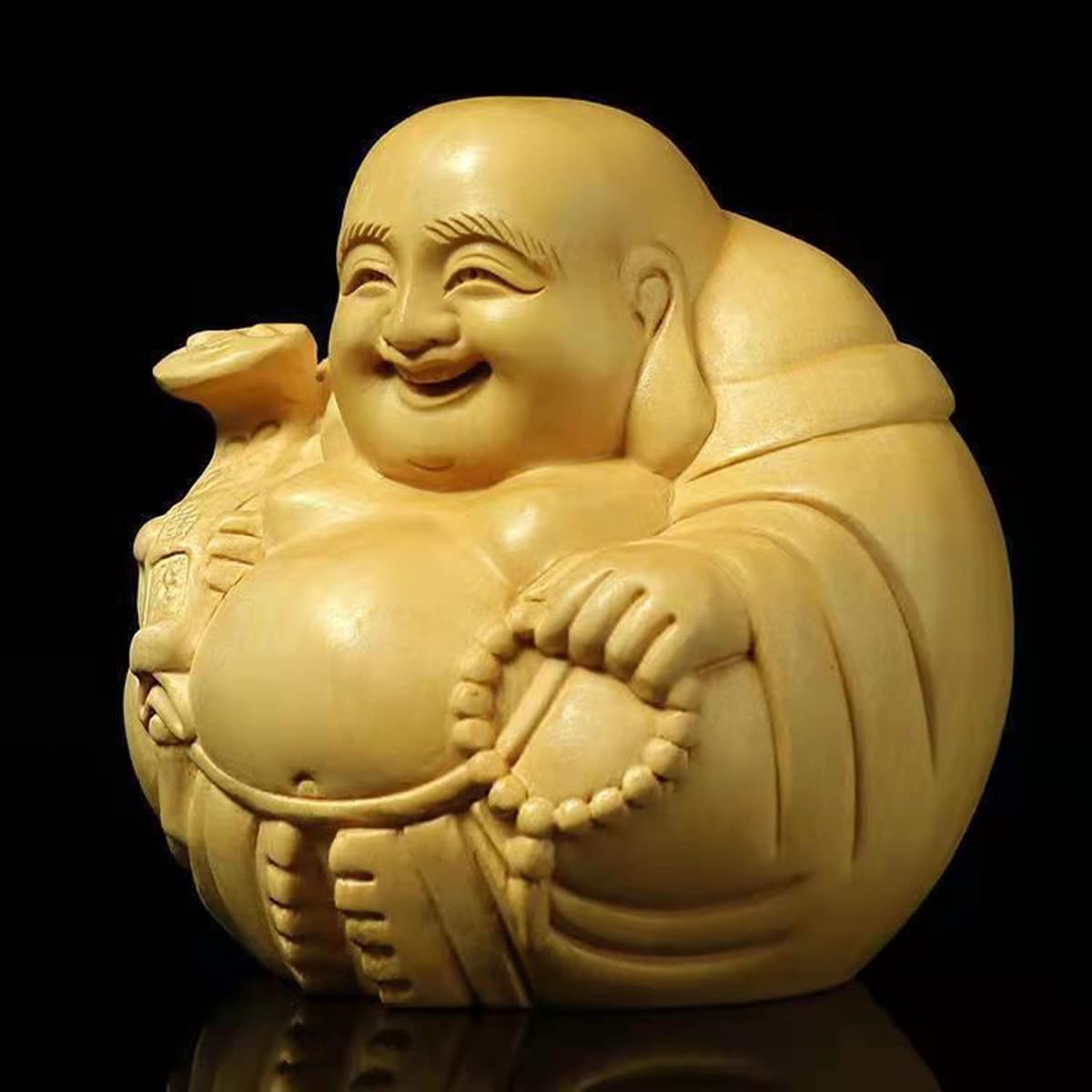 Amazon.co.jp: YZBZH 仏像 七福神 布袋様 弥勒菩薩 置物 (高 さ4.7cm