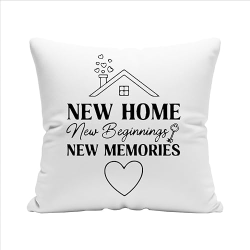 wtisan House Warming Gifts New Home - Super Soft Velvet Throw Pillow & Cushion Cover 18x18, Perfect New Home Gift Ideas & Housewarming Gifts, Ready-to-Gift with Envelope Packaging