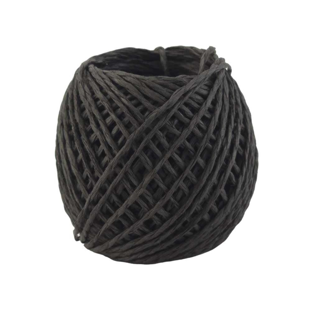 Crafty Capers Black | Paper String | 1Mm Wide | 20M | Crafts, Gifts & Cracker Tying
