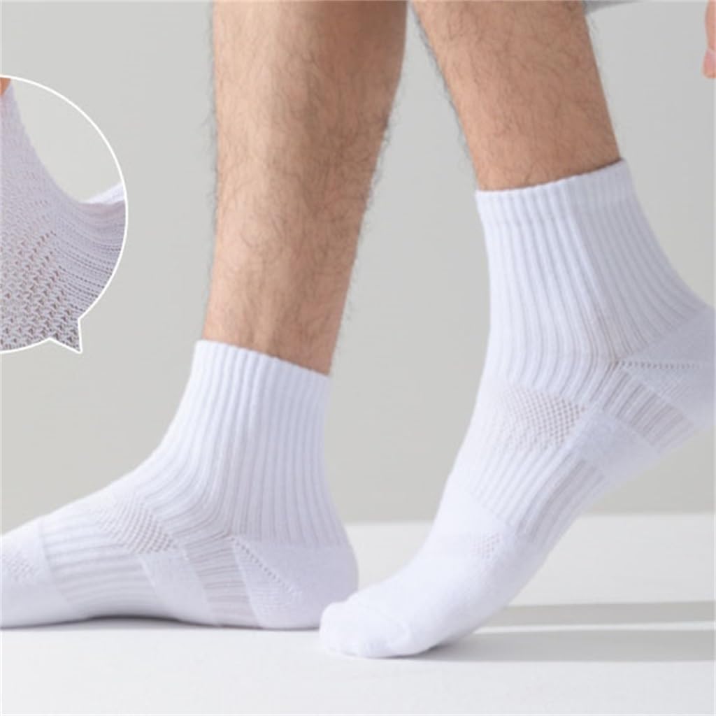 Calcetines De Longitud Media, Suela De Toalla For Hombre, Calcetines Deportivos, Calcetines De Baloncesto Informales