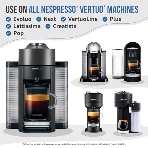 Nespresso Compatible Cleaning Pods. 4 Vertuo Cleaner Capsules. Improved Coffee Flavor for Crisp Coffee. For Nespresso Vertuo, Use with Descaling Kit. - Thumbnail 7