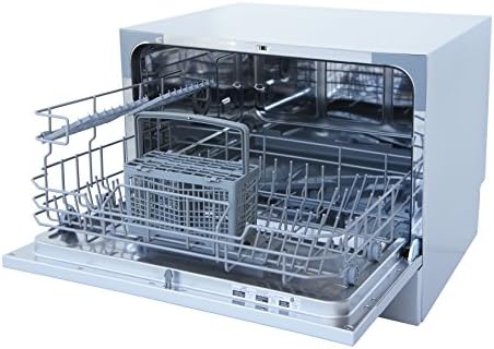 SPT SD-2224DS ENERGY STAR Compact Countertop Dishwasher with Delay Start - Portable Dishwasher with Stainless Steel Interior and 6 Place Settings Rack Silverware Basket, Silver — view 8