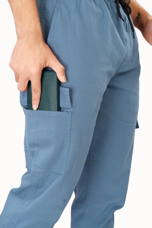 Image of UNOseven Boys Cotton Cargo Jogger Pant - Slim Fit - Available from 7 Years to Size XL