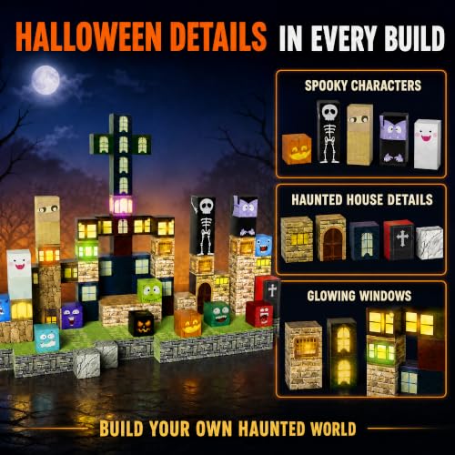 Halloween Magnetic Building Blocks--137 Pcs DROPS TO (MULTICOLOR SET ONLY) - image 4