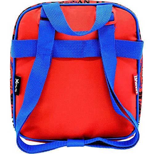 Kit Escolar Infantil com Mochila com Rodas e Lancheira Protector - Spider Man