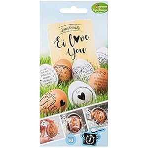 Heitmann Eierfarben – Banderole 12 Sleeves in 8 Motiven