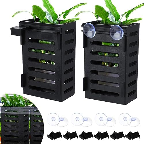 simarro 2 Pack Hanging Aquarium Plant Holder, Fish Tank