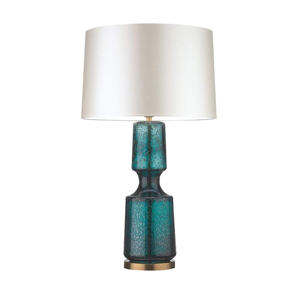 GHCXY Table Lamp Multi-Purpose Desk Lamp, Bubble Design Irregular Glass Body Desk Lamp Soft Light Not Dazzling Night Light Bedroom Bedside Lamp E27 Reading Lamp/C/40 * 40 * 70Cm