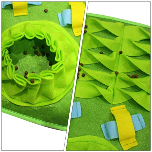 VILLCASE Esteira de Snuffle de Animais de Estimação para Cães Nosework Manta Jogo Interativo de Alim