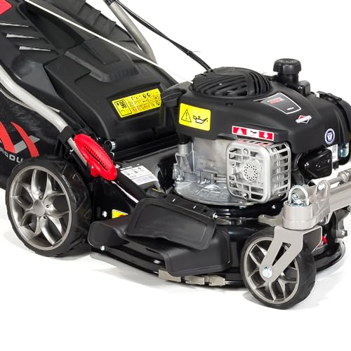 NAX POWER PRODUCTS 1000S self-propelled lawn mower with Briggs & Stratton combustion engine of 125 cm3 capacity, 450E series, mowing width 42 cm 45-litre basket deck cleaning system 7 NAX POWER PRODUCTS 1000S self-propelled lawn mower with Briggs & Stratton combustion engine of 125 cm3 capacity, 450E series, mowing width 42 cm 45-litre basket deck cleaning system - Image 7