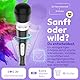 Magic Wand Vibrator Kabellos für Frauen – 20 Modi & 10 Intensitäten – Massagestab mit Silikonkopf & Akku – Klitorisstimulation – Sexspielzeug für Paare & Solo (Schwarz)