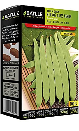 Batlle Graines de légumes - haricot d'Espagne Buenos Aires vert Evita (100 g)