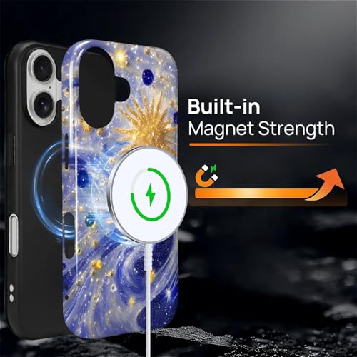 Coque magnétique iPhone 17 compatible MagSafe protection 2 en 1 hybride - 3