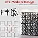 ztysn Tire Rack for Garage Holder, Tire Storage Rack Up to 220lbs for Heavy Duty Steel Wheel Adjustable Modular Organizer Storage Metal Rack
